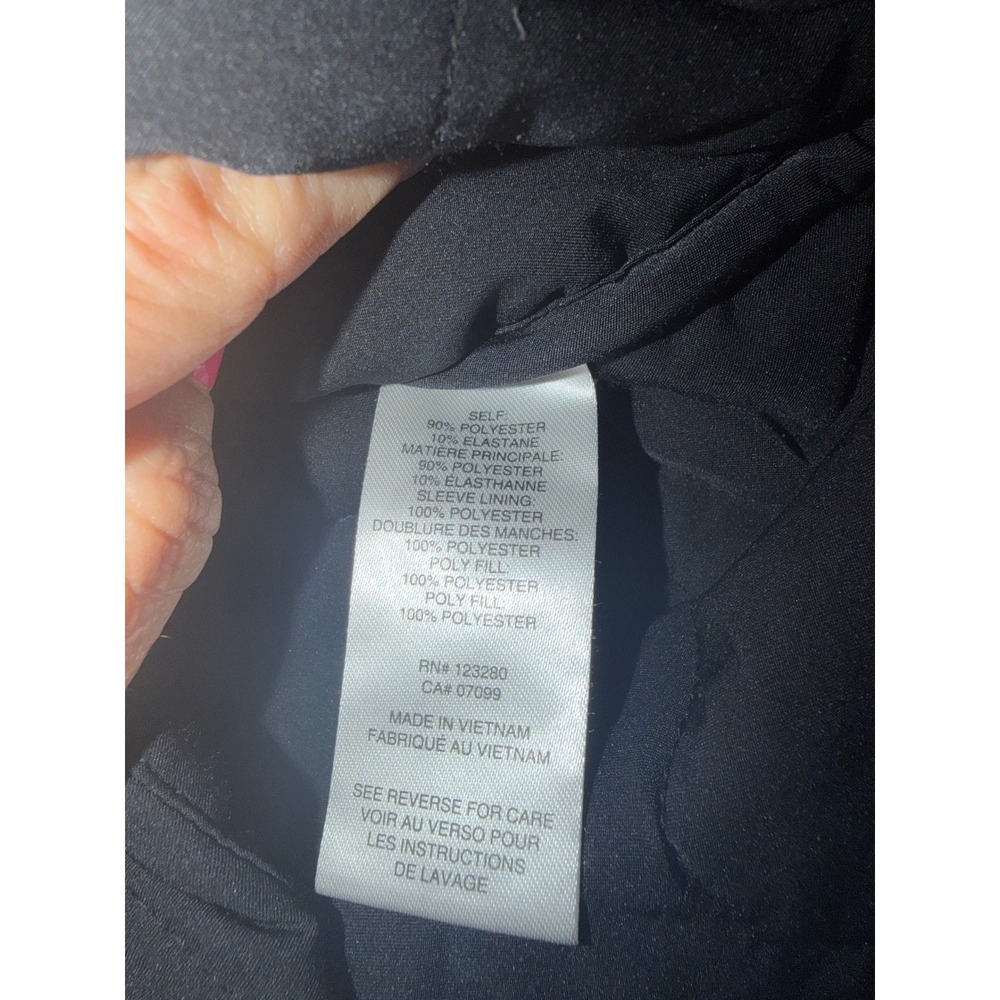 TravisMathew Mens Interlude Quilted Full Zip Jacket Navy Blue Medium Bomber - Picture 10 of 10